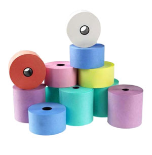 76mm x 76mm Dry Cleaning Tag Rolls - White